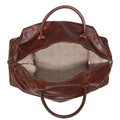 Benedict Weekend Bag in Titan Milled Brown by Moore & Giles