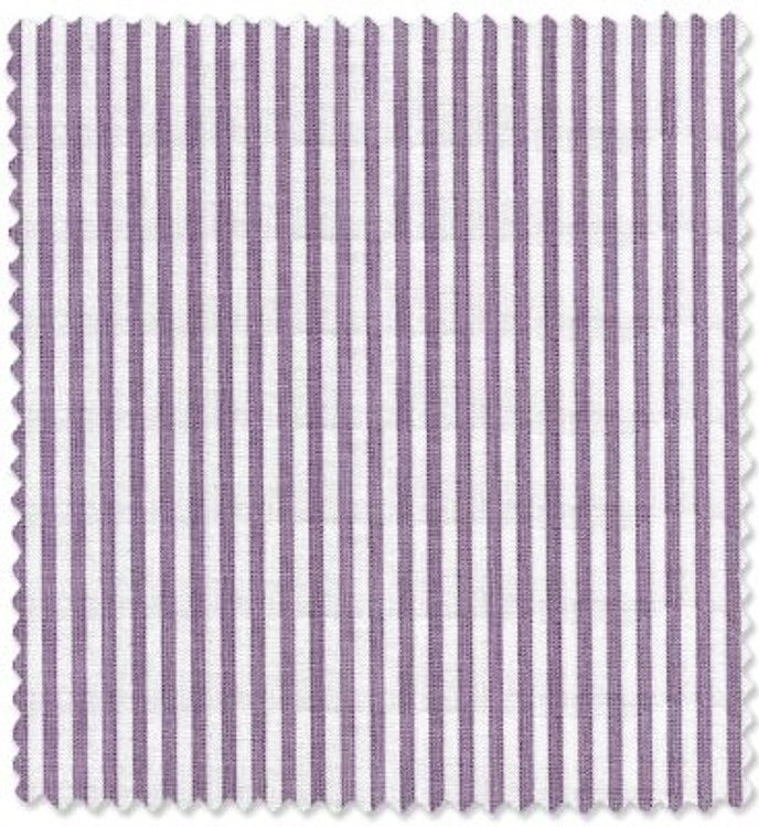 Lilac Stripe Custom Dress Shirt by Robert Talbott