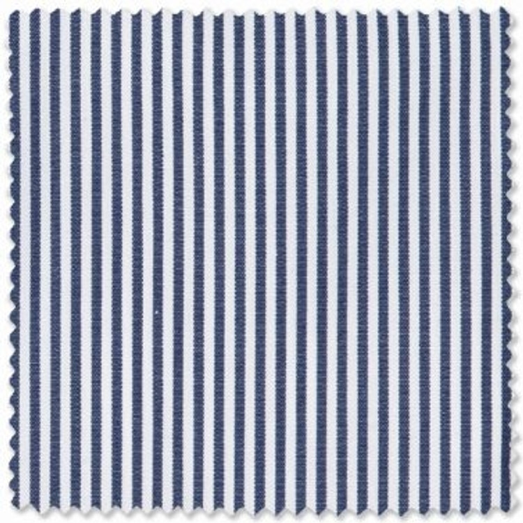 Navy Bengal Stripe Custom Dress Shirt by Gitman Brothers