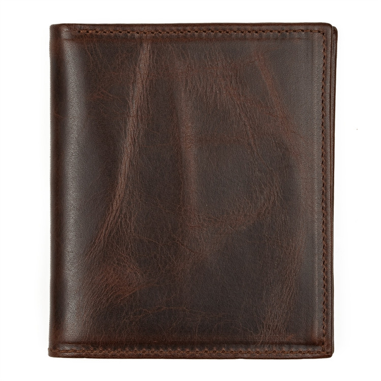 Compact Wallet in Brompton Brown by Moore & Giles