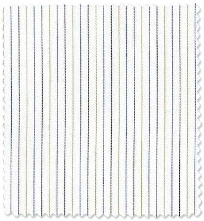 Multi Stripe 'Royal 200's' Cotton Twill Custom Dress Shirt by Skip Gambert