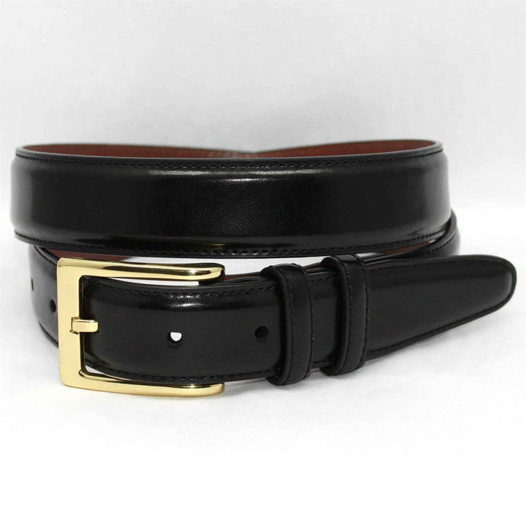 Antigua Leather Belt in Black (EXTENDED SIZES) by Torino Leather Co.