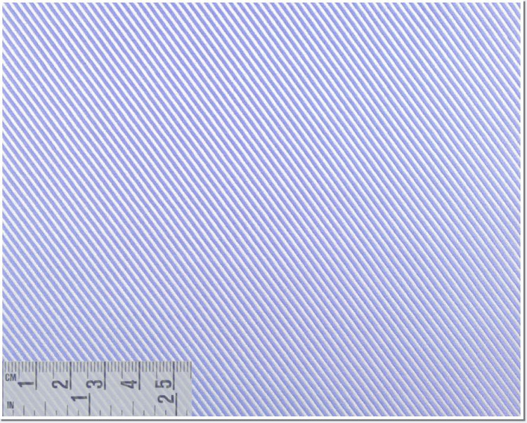 Twill Contrast Stripe 80's 2-Ply Custom Dress Shirt in Blue and Lilac (1242) by Emanuel Berg