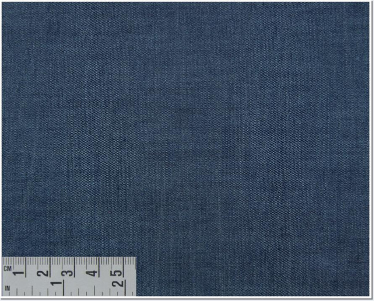 Denim Solid Custom Dress Shirt in Blue (1809) by Emanuel Berg