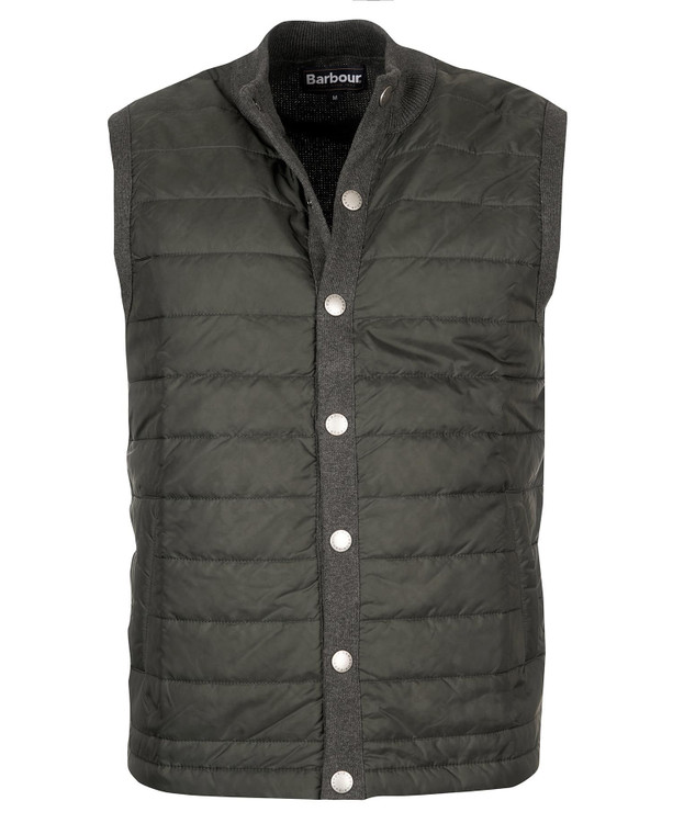 Essential Gilet Vest in Charcoal by Barbour