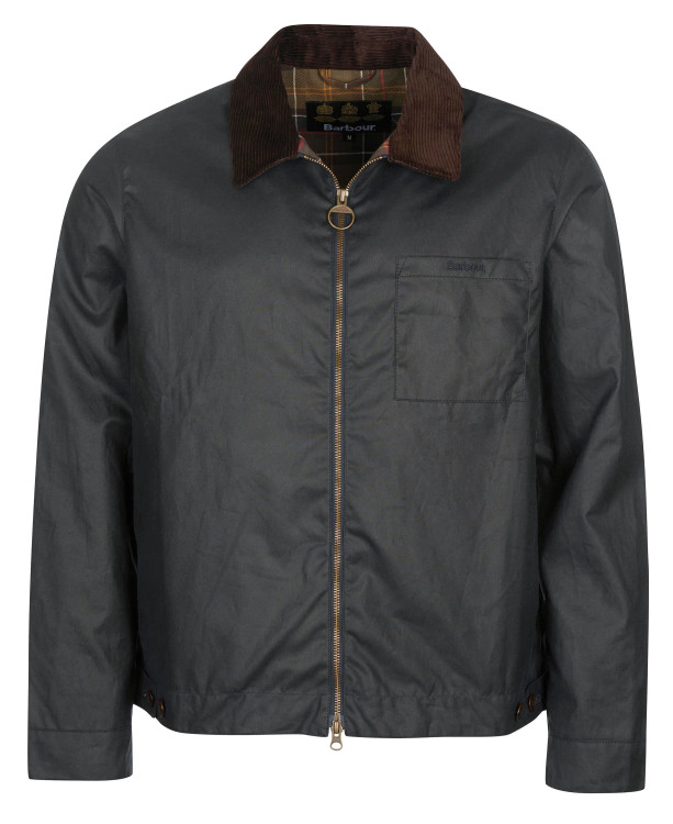 Imp Wax Jacket in Navy by Barbour