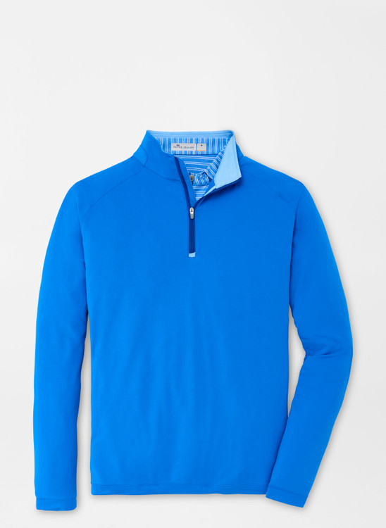 Solar Cool Performance Quarter-Zip in Abaco Blue by Peter Millar