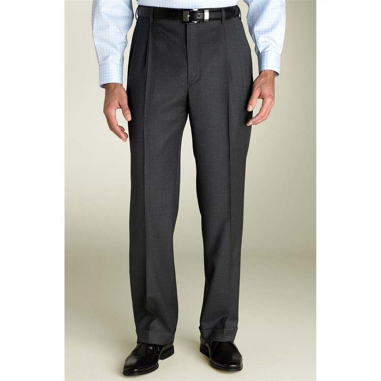 Bennett' Double Reverse Pleat Luxury 120's Wool Serge Pant in