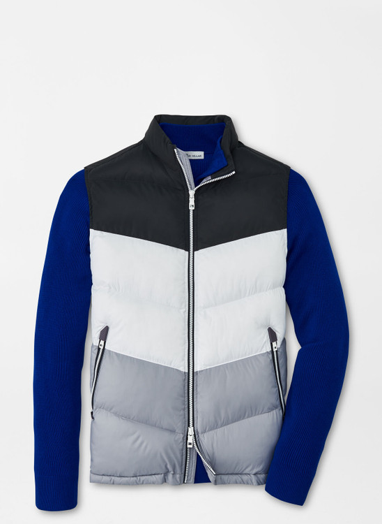 Après Ski Vest in Black Reflective by Peter Millar - Hansen's Clothing