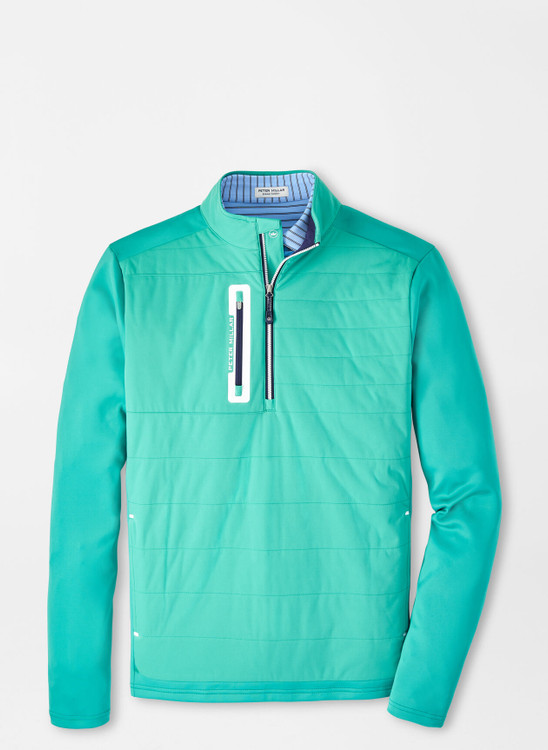 Weld Elite Hybrid Half-Zip in Billiard by Peter Millar