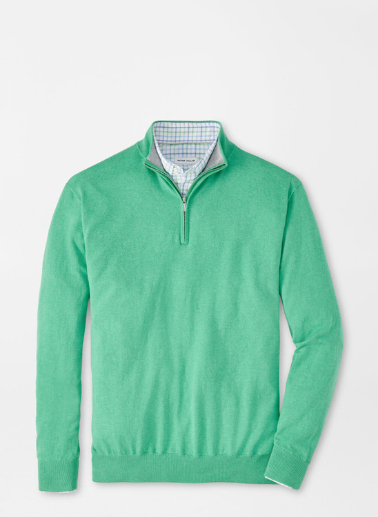 Crest Quarter-Zip in Prickly Pear by Peter Millar