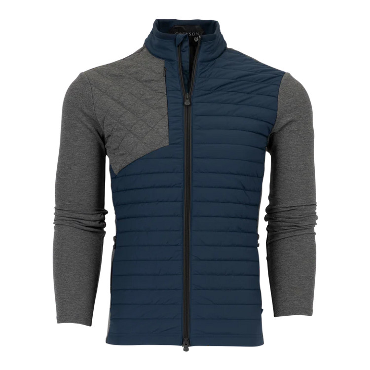 Yukon Hybrid Jacket in Sea by Greyson - Hansen's Clothing