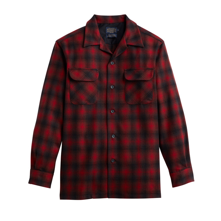 Board Shirt in Red Ombre by Pendleton