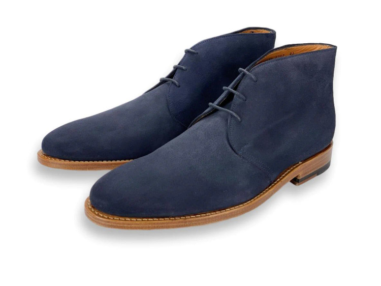 Calabash Chukka in Blue Slate Suede Size 12.5 By Armin Ohler