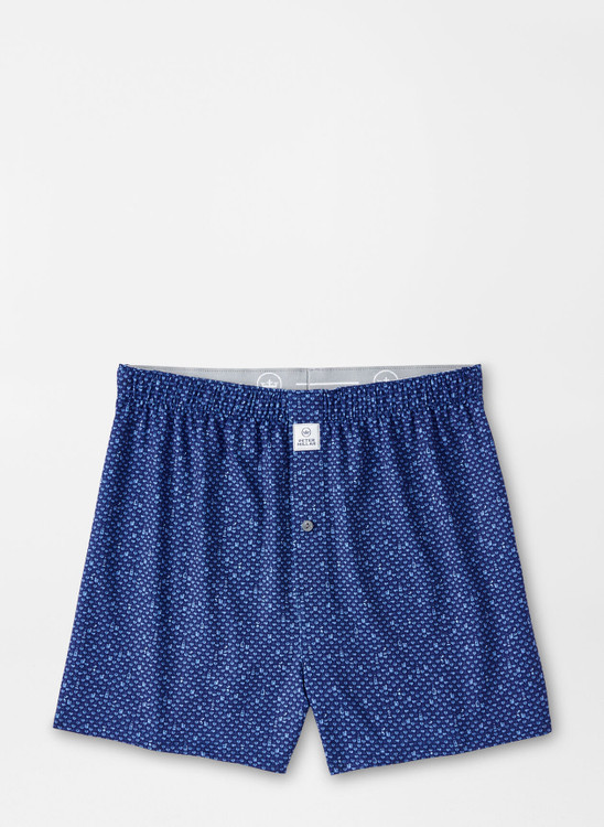 Whiskey Sour Performance Boxer Short in Sport Navy by Peter Millar