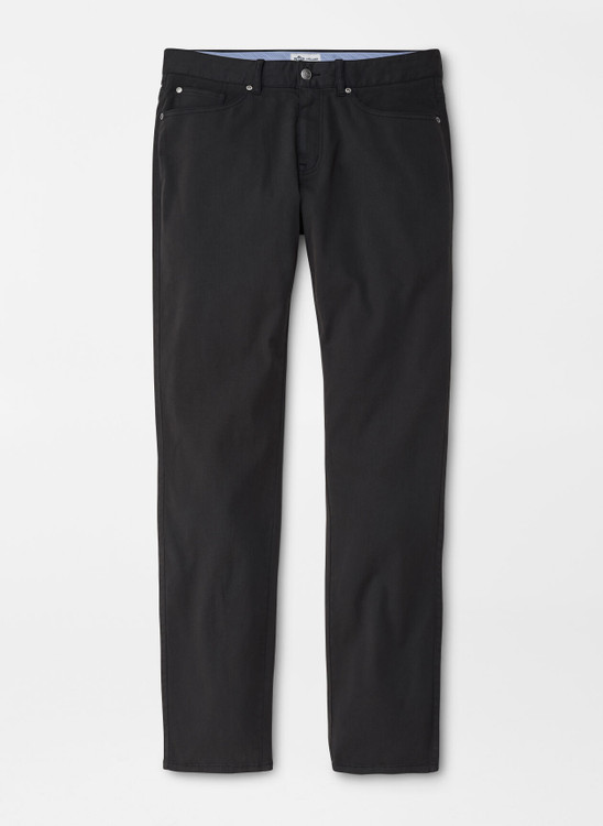 Ultimate Sateen Five-Pocket Pant in Black Size 38 by Peter Millar