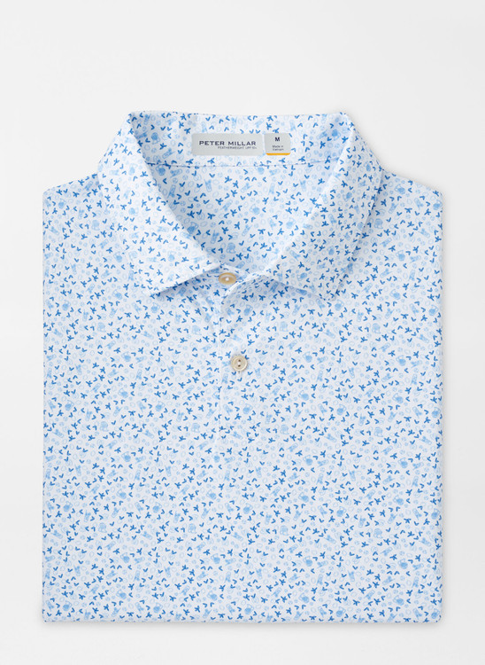 Featherweight When Life Gives You Lemons Polo in White by Peter Millar