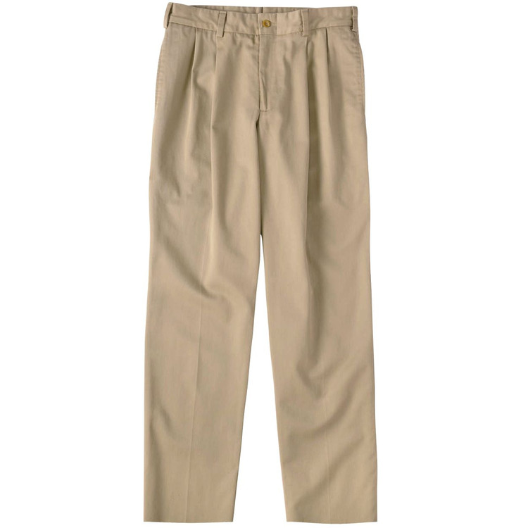 Travel Twill Pant - Model M2P Standard Fit Reverse Pleat in Dark