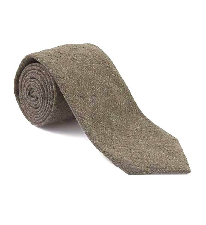 Best of Class Taupe 'Pasadera Alter' Woven Wool and Silk Tie by Robert Talbott