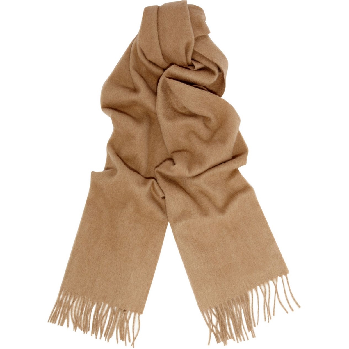 camel cashmere scarf