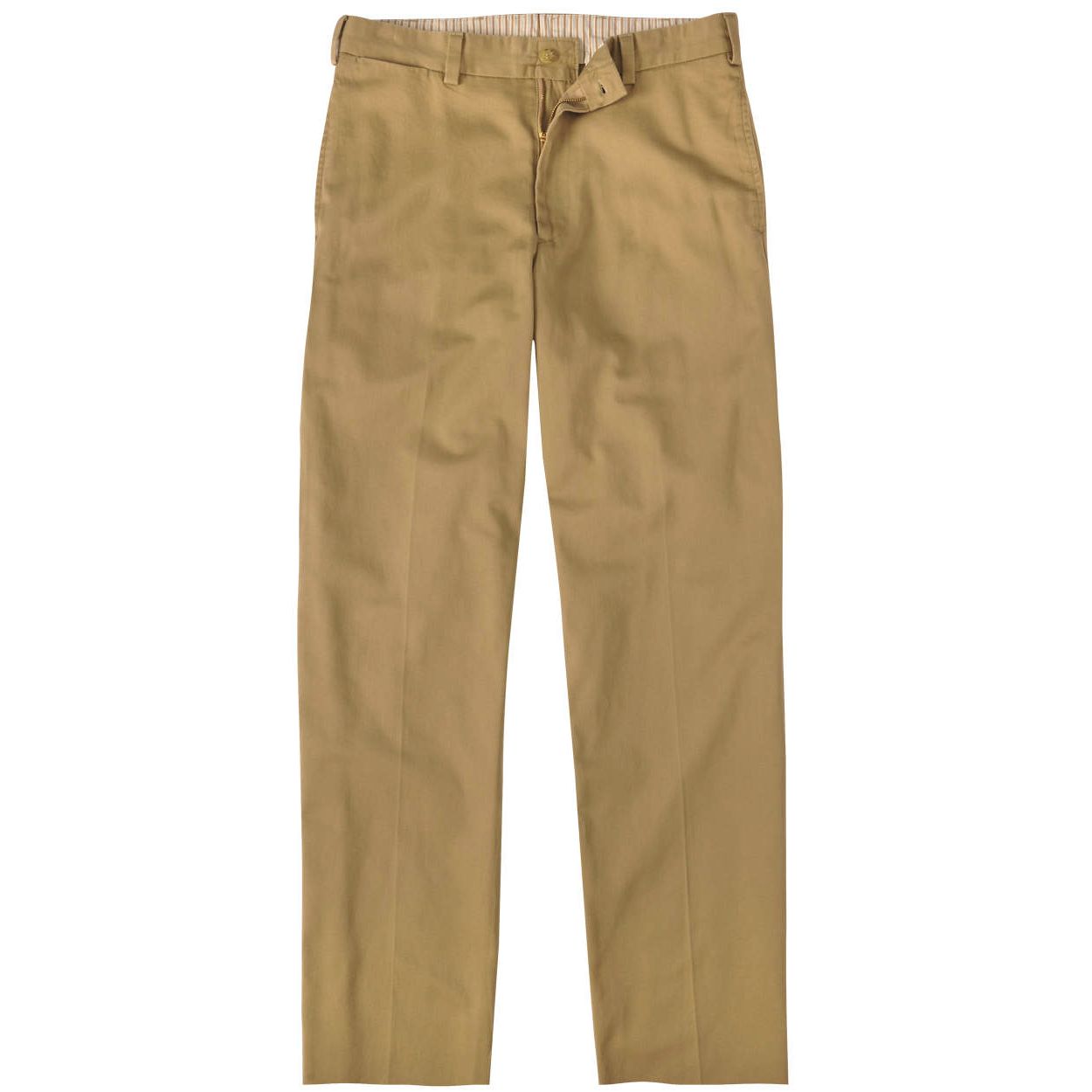 Vintage Twill Pant - Model M1 Relaxed Fit Plain Front in British Khaki by  Bills Khakis - Hansen's Clothing