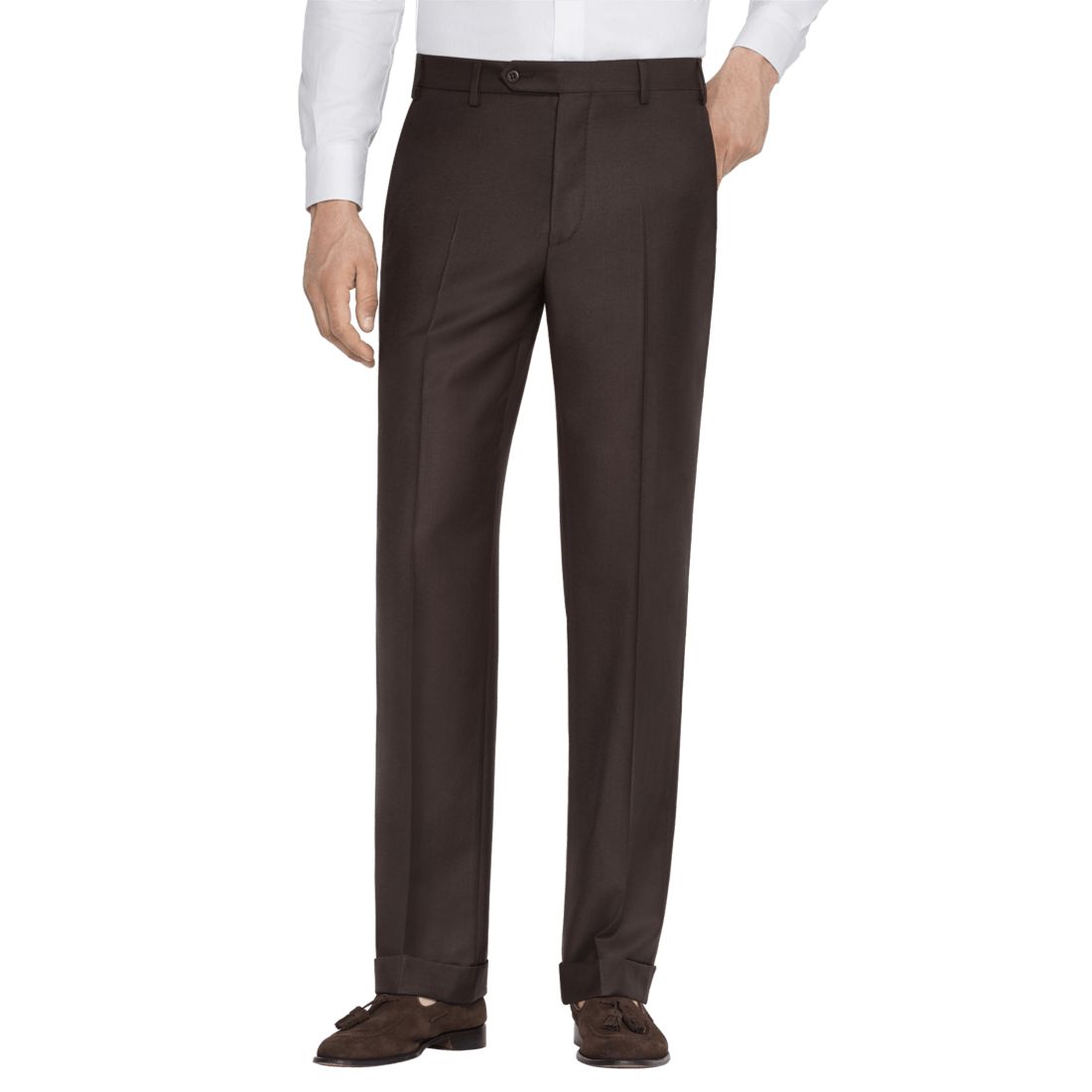 Chocolate Brown Tech Chinos – TAYLRD