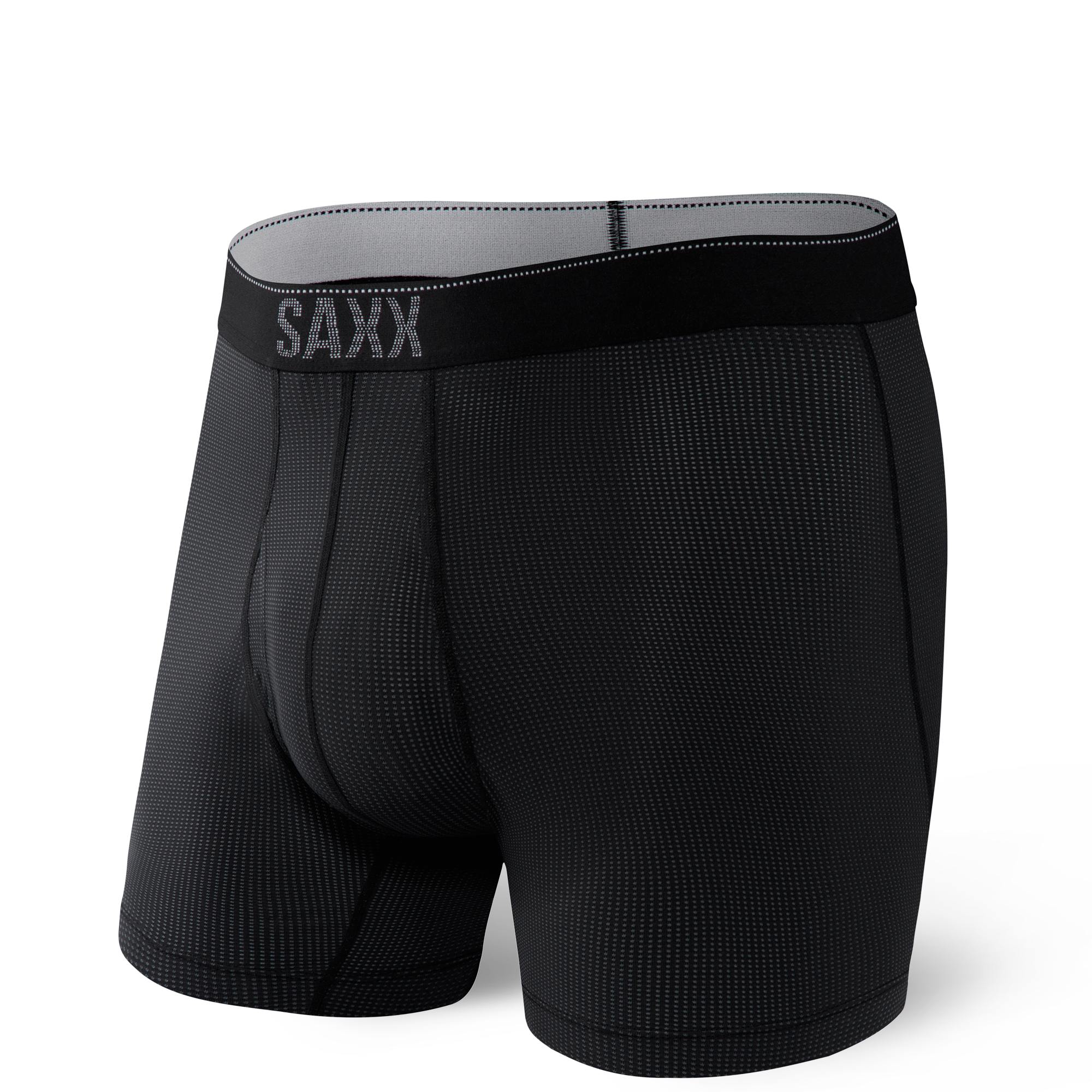 Quest Boxer Brief in Black II by SAXX Underwear Co. - Hansen's