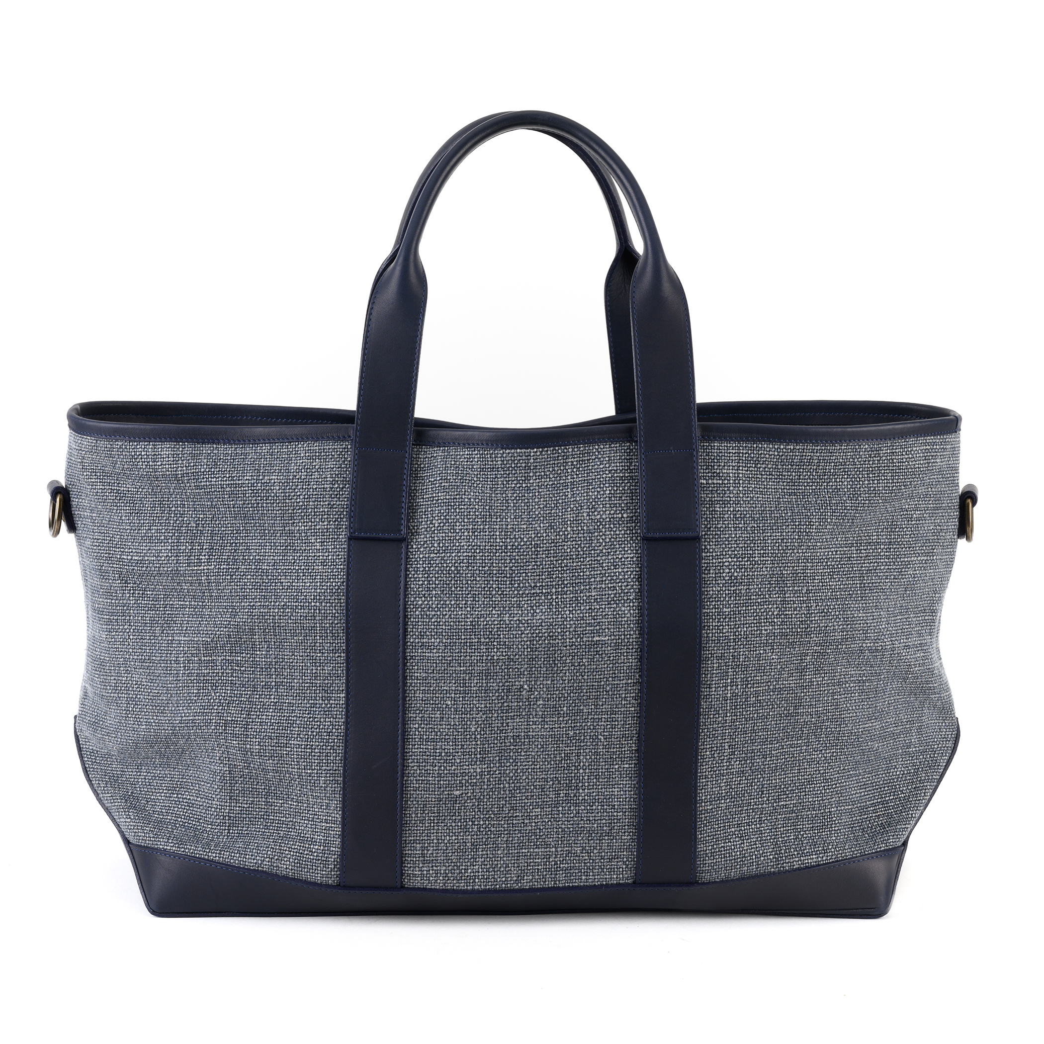 Alex Travel Bag in Kireina Navy & Belgian Linen by Moore & Giles ...