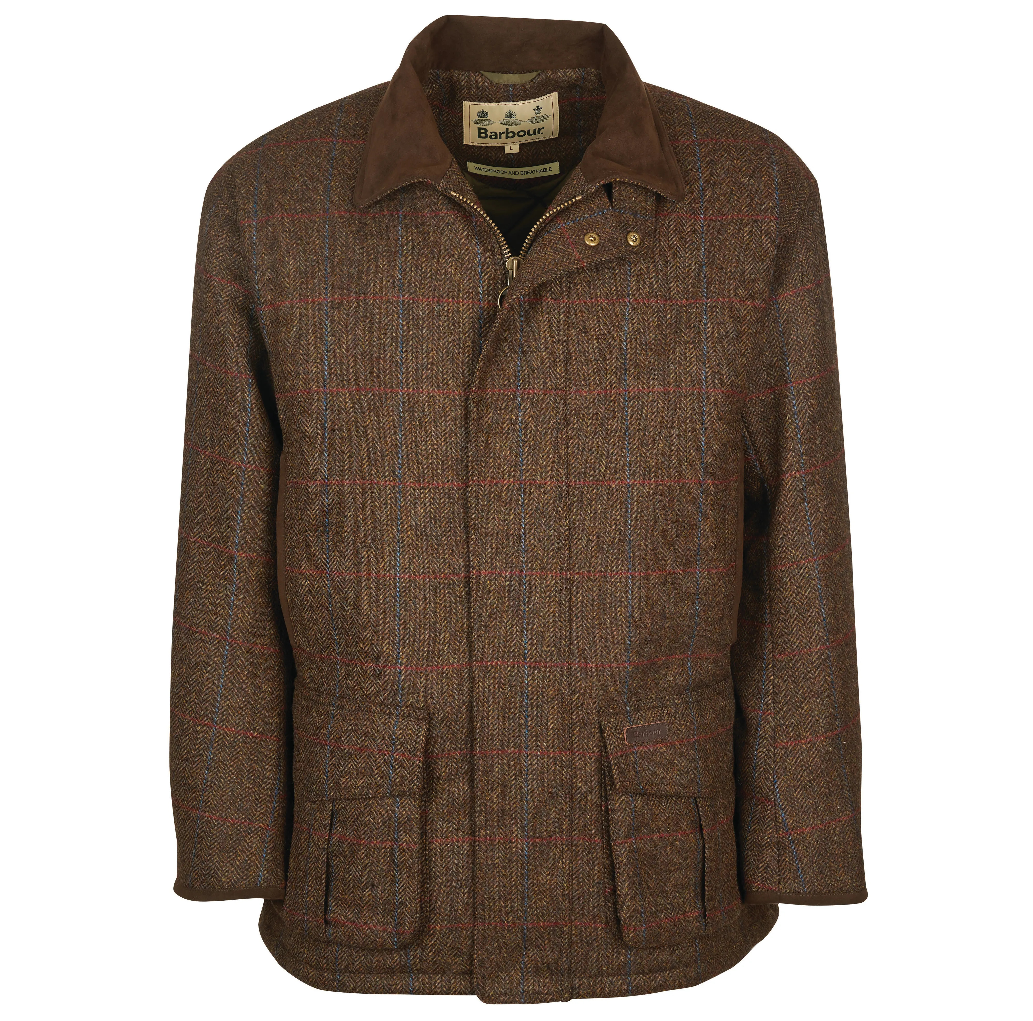 barbour wool blazer