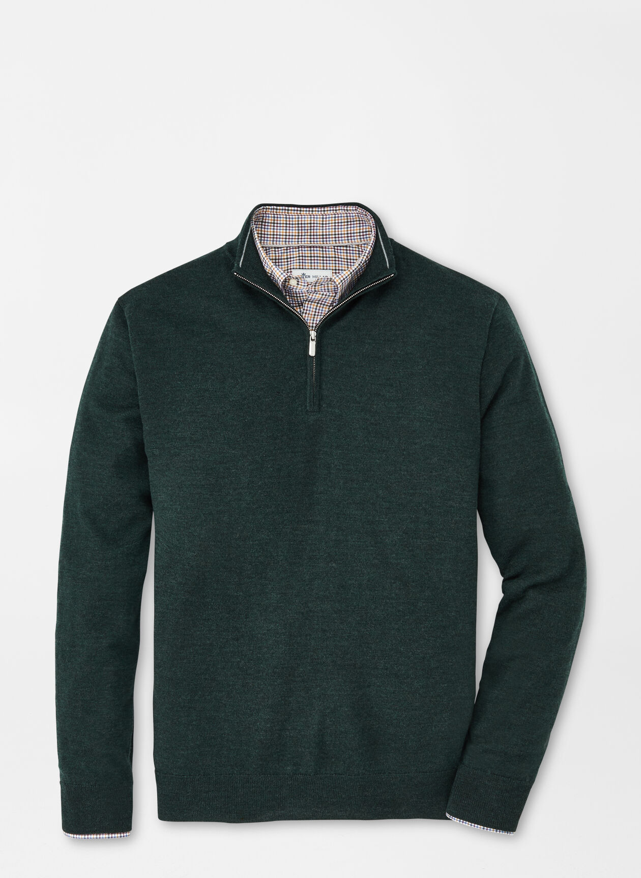 Autumn Crest Quarter-Zip in Balsam by Peter Millar - Hansen's Clothing