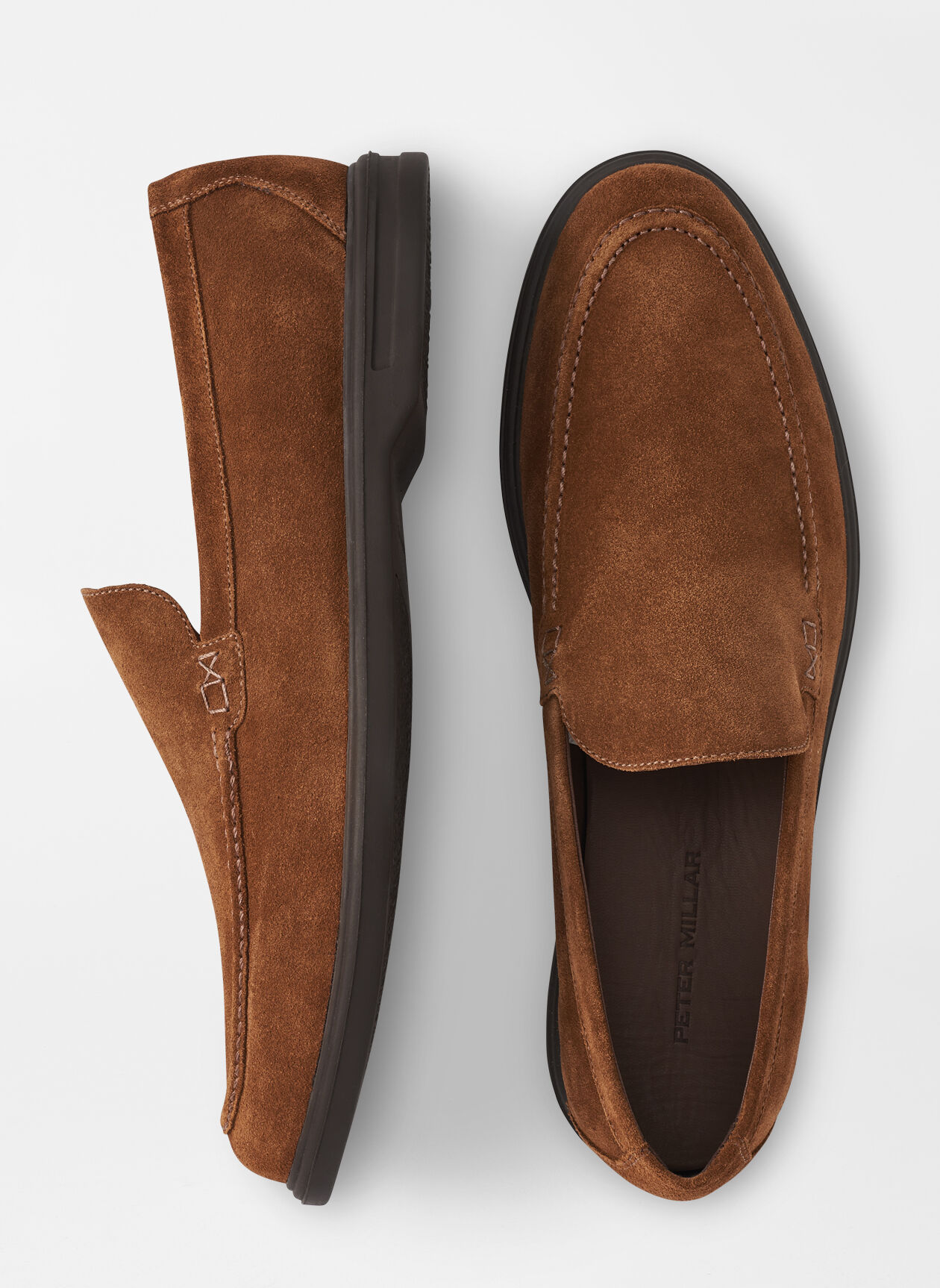 Excursionist Venetian Loafer in Dark Amber by Peter Millar