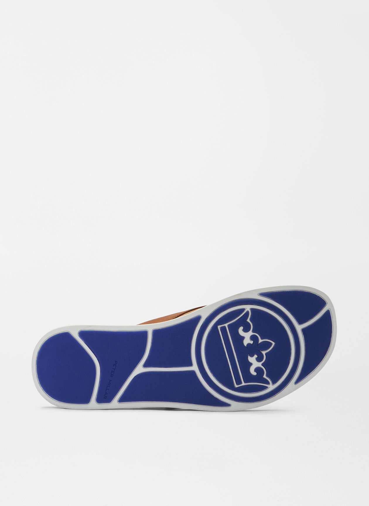 Hyperlight Slide Nubuck Flip Flop in Whiskey by Peter Millar