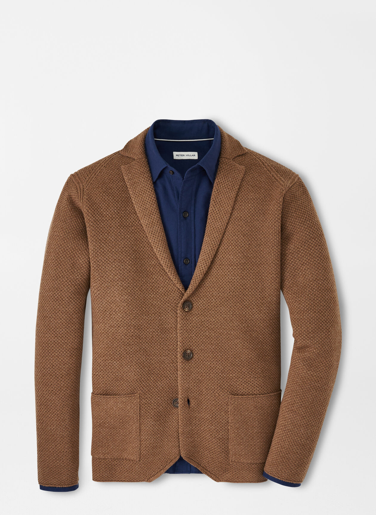 Anderson Three-Button Blazer in Turbinado by Peter Millar 