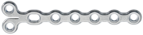 Plaque verrouillÃ©e 2,7 mm condylienne, 2+7 trous