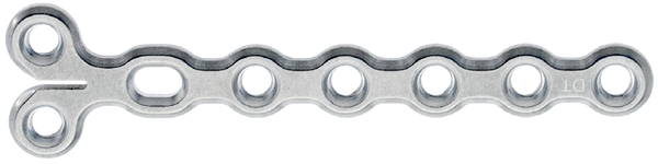 Plaque verrouillÃ©e 3,5 mm condylienne, 2+7 trous