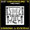 JL 2.5" Adventure - X Mid-arm System