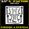 JL 3.5" X-Factor Mid-arm System