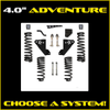 4.0" Adventure Series Suspension System -2500HD