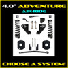 4.0" Adventure Series Suspension System -2500HD W/ AIR RIDE