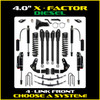 Rock Krawler 4.0" X-Factor Suspension System - 2011-2016 - F250/F350 (Diesel)