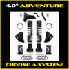 Rock Krawler 4.0" Adventure Suspension System - 2017-2022 - F250/F350 (Diesel)