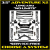 JLU 3.5" Adventure - X2 "No-Limits" Long-Arm System