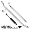 Pro-X  Aluminum Tie Rod & Drag link with 8" IFP Steering Stabilizer & Billet Aluminum Hyde-A-Lizer Clamp with Mount