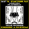3.5" TJ X-Factor X2 Flat Belly Trail Runner Long Arm System