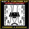 Rock Krawler 4.5" X-Factor X2 Flat-Belly COILOVER Long-Arm Suspension System For Jeep Wrangler LJ
