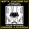 4.5" LJ X-Factor X2 Flat Belly Trail Runner Long Arm System