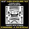 JT 4.5" Adventure X2 "No-Limits" Long-Arm System