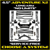 JL 4.5" Adventure - X2 "No-Limits" Long-Arm System