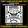 JLU 4.5" Adventure - X2 "No-Limits" 392 Long-Arm System