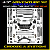 Rock Krawler 3.5" Adventure X2 PRO ELITE "No Limits" Long-Arm Suspension System for Jeep Wrangler JLU (392 Models)